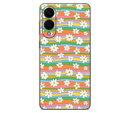 Galaxy S25 Edge skin, Daisy Drift, back skin