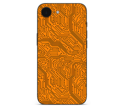 iPhone 17e skin, Pulse Grid, back skin without logo cutout