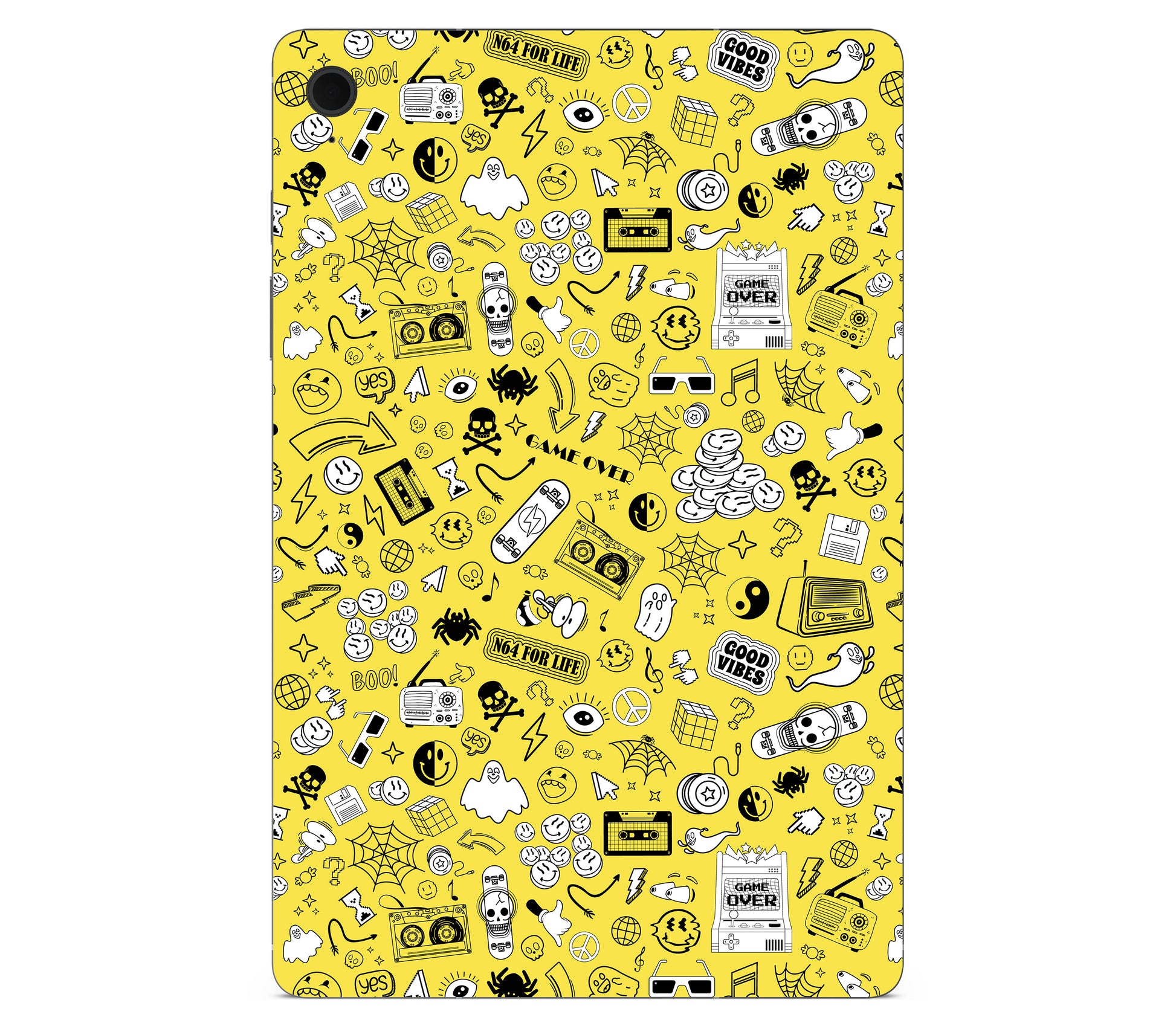 Galaxy Tab S10 FE Plus skin, 90’s Nostalgia, back skin