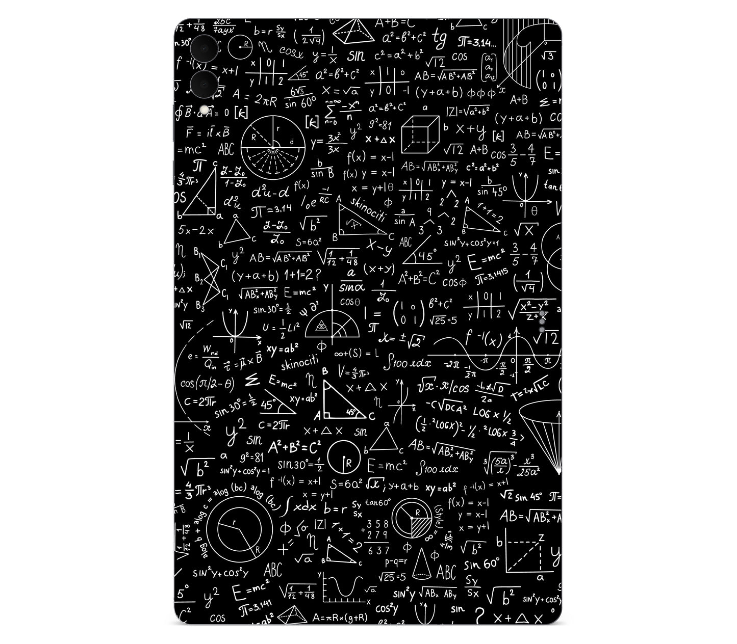 Galaxy Tab S11 Ultra skin, Math Madness, back skin
