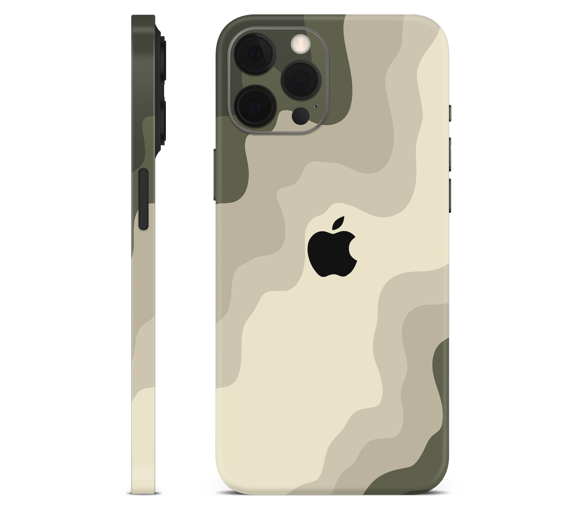 iPhone 12 Pro Max skin, Drift (Mirage), full wrap with logo cutout