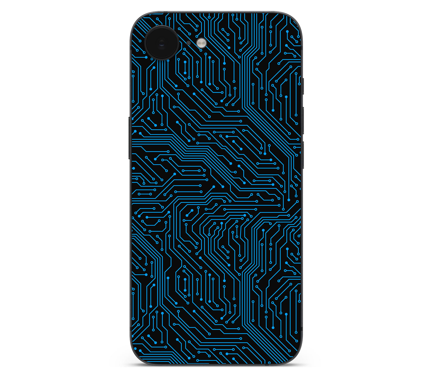iPhone 17e skin, Eternal Blue, back skin without logo cutout