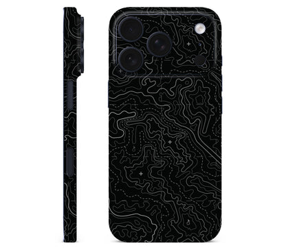 iPhone 18 Pro skin, Lockdown (Blackout), full wrap without logo cutout