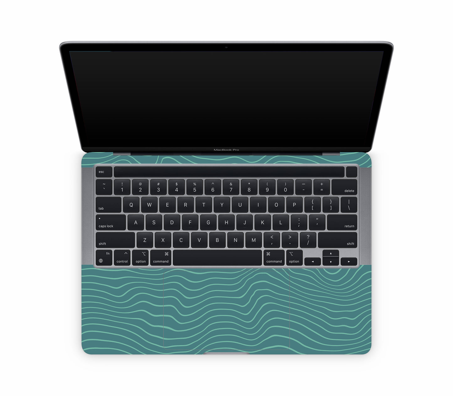 MacBook Pro 13" (2020, Intel) skin, Tide, inside skin