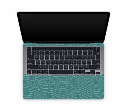 MacBook Pro 13" (2020, Intel) skin, Tide, inside skin