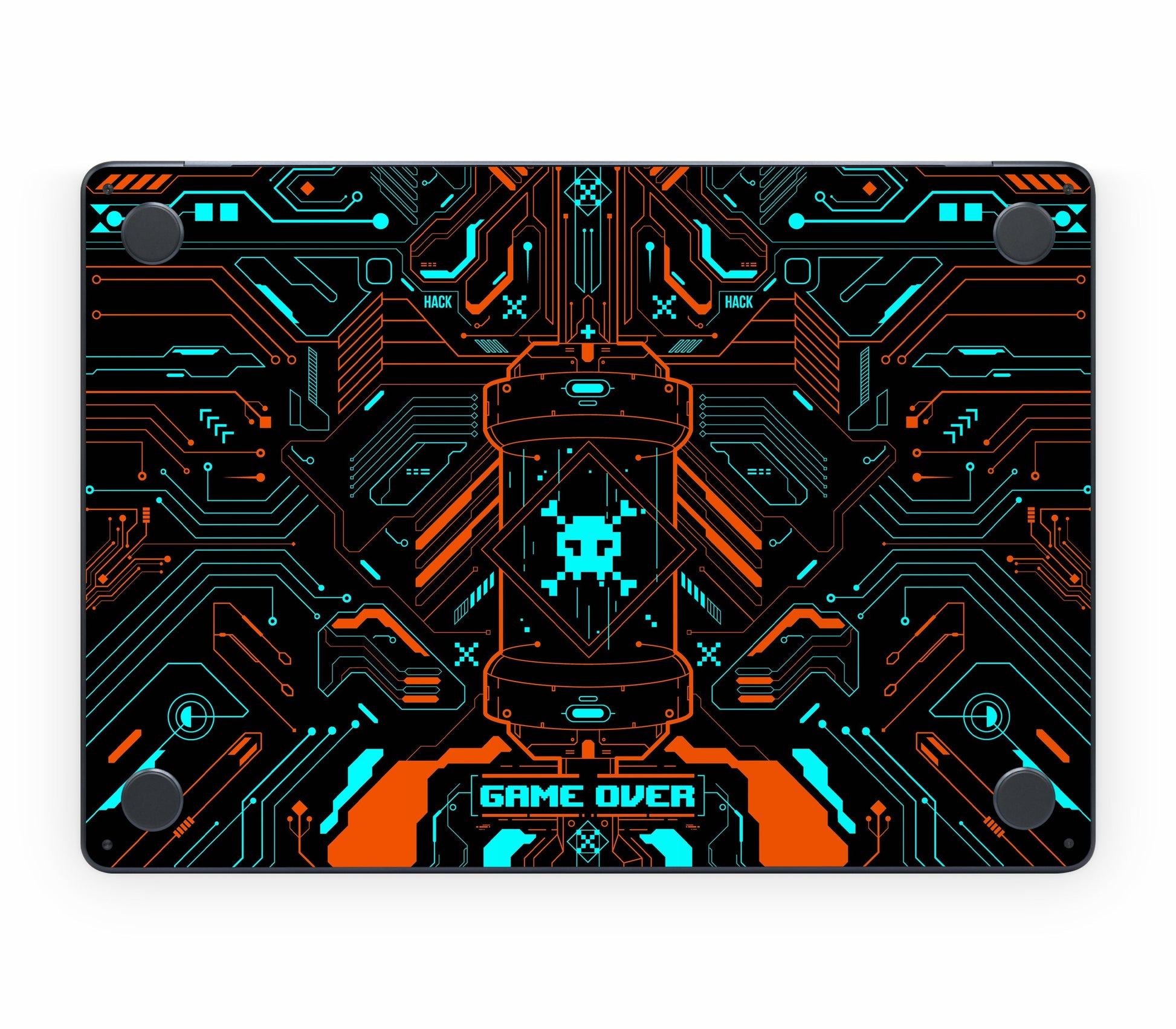 MacBook Air 13" (2025, M4) skin, Fatal Error, bottom skin