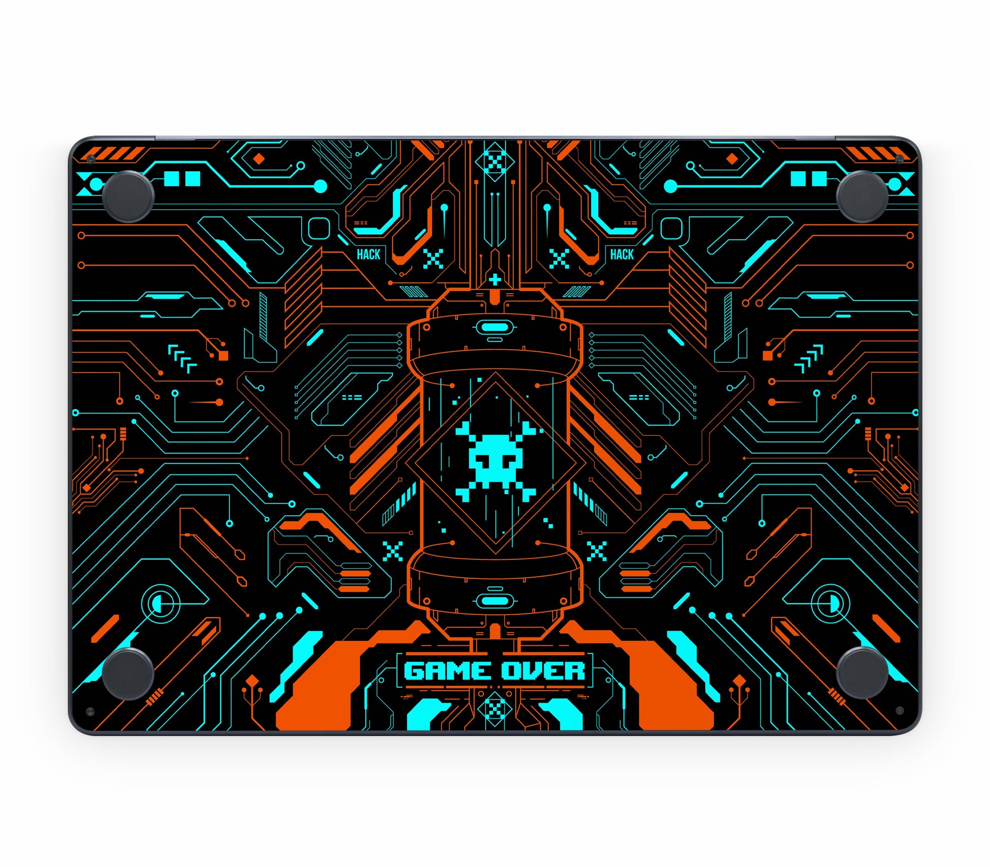 MacBook Air 15" (2025, M4) skin, Fatal Error, bottom skin