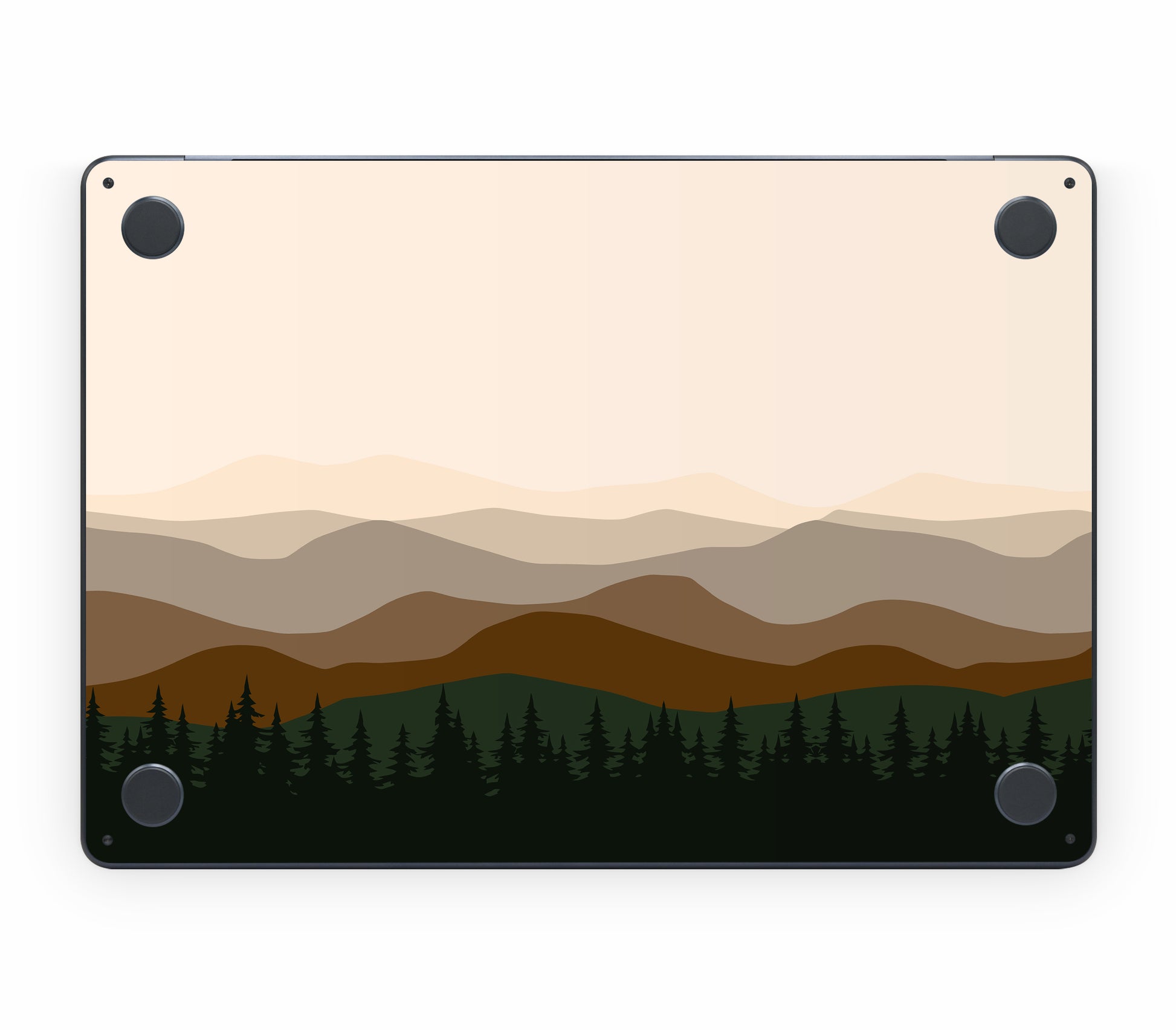 MacBook Neo skin, Sierra Dusk, bottom skin
