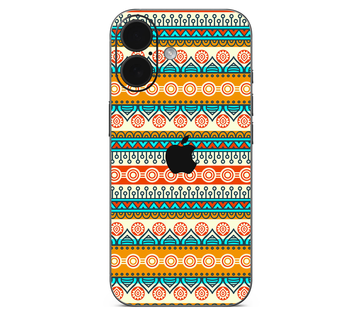 iPhone 17 skin, Rangoli, back skin with logo cutout