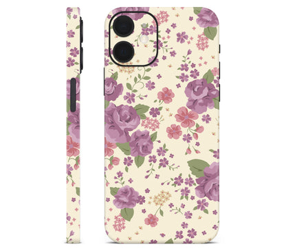 iPhone 12 skin, Lilac, full wrap without logo cutout