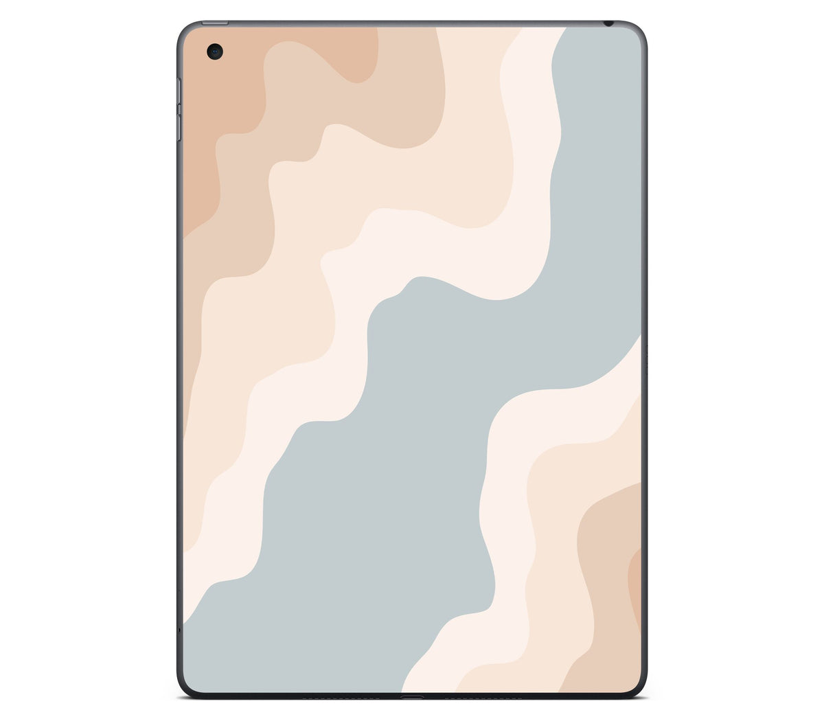 iPad 10.2" (2021, Gen 9) skin, Drift (Haze), back skin without logo cutout
