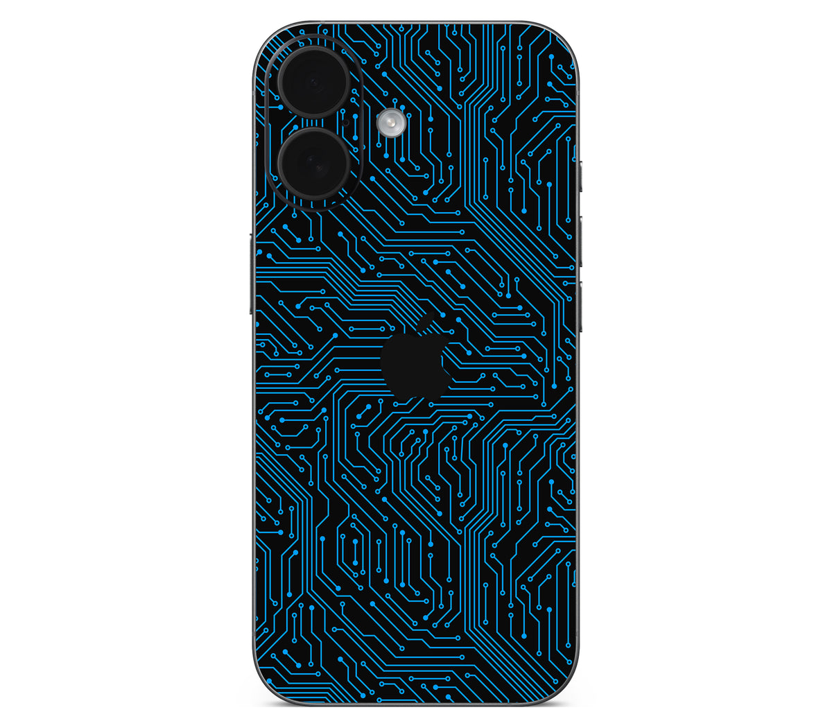 iPhone 17 skin, Eternal Blue, back skin with logo cutout