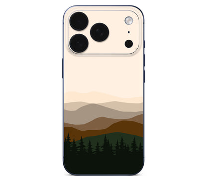 iPhone 17 Pro Max skin, Sierra Dusk, back skin without logo cutout