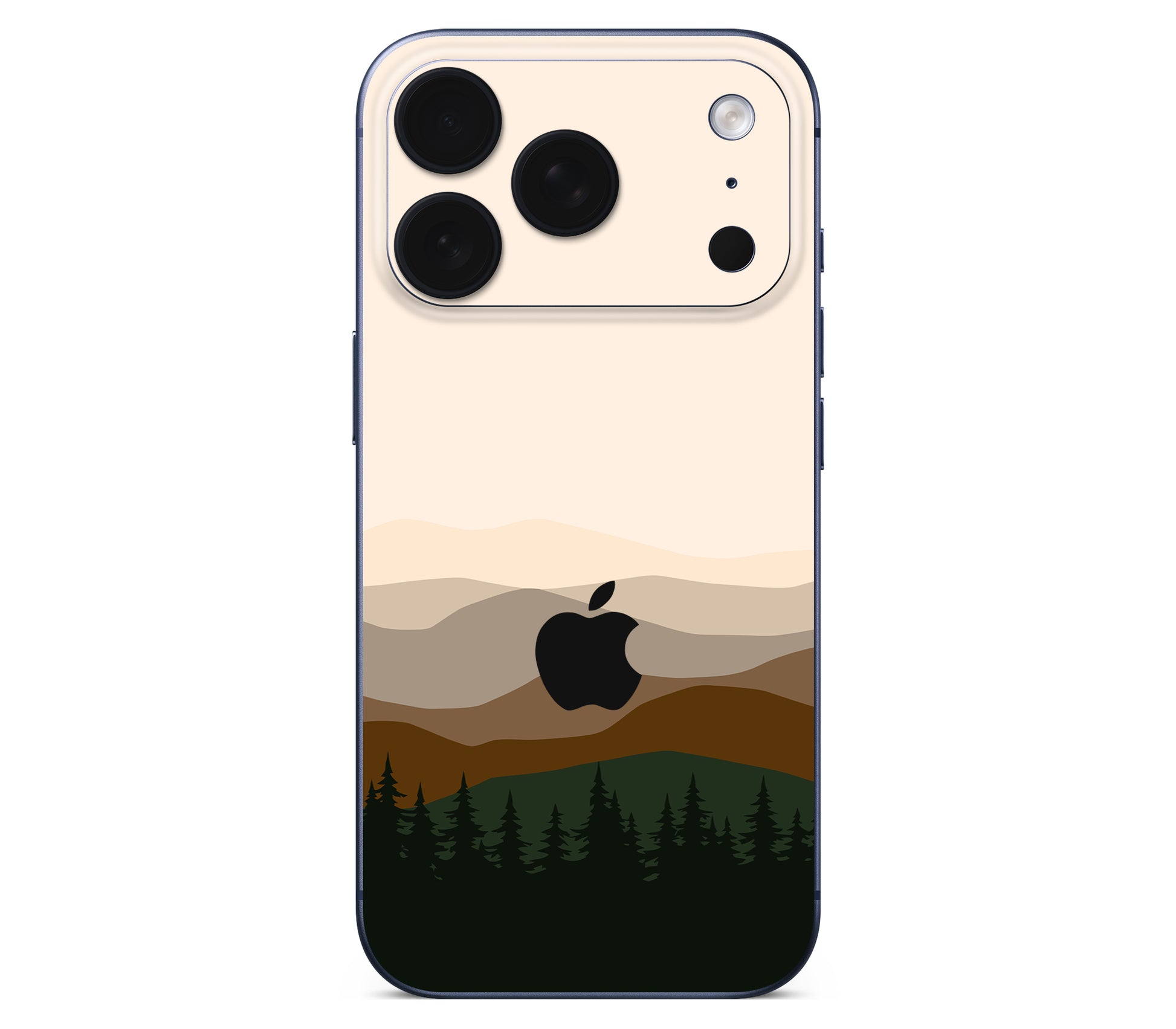iPhone 17 Pro Max skin, Sierra Dusk, back skin with logo cutout