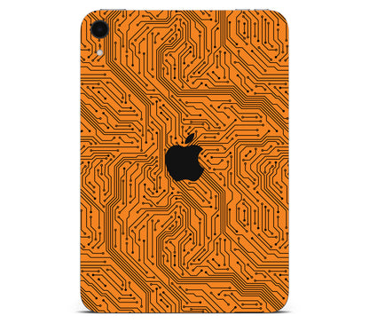 iPad Mini 7 (A17 Pro) skin, Pulse Grid, back skin with logo cutout