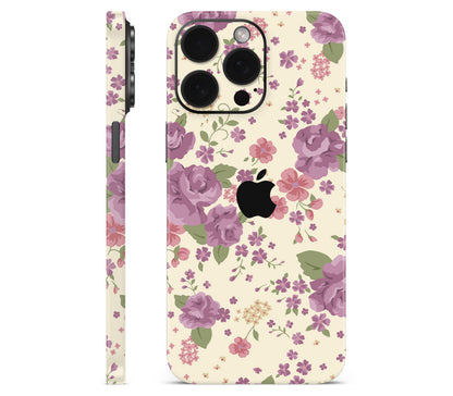iPhone 15 Pro Max skin, Lilac, full wrap with logo cutout