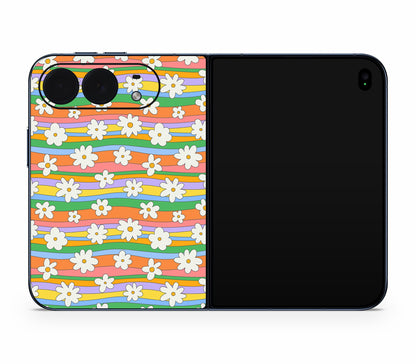 iPhone Duo skin, Daisy Drift, back skin without logo cutout