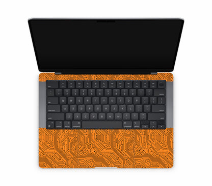 MacBook Pro 14" (2022, M2) skin, Pulse Grid, inside skin