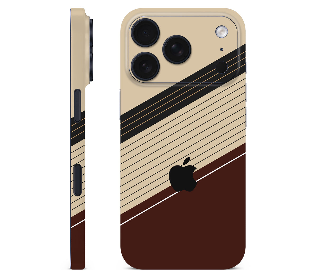 iPhone 18 Pro skin, Edge, full wrap with logo cutout