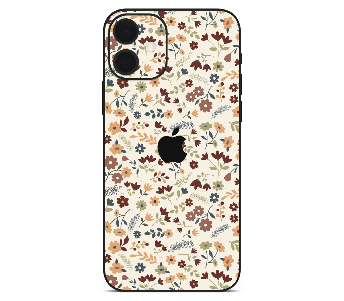 iPhone 12 skin, Kind of Cute, back skin with logo cutout