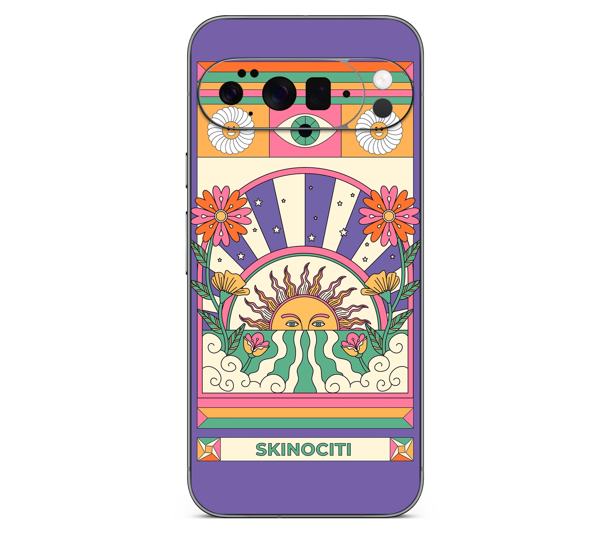 Google Pixel 11 Pro XL skin, Acidic Glare, back skin