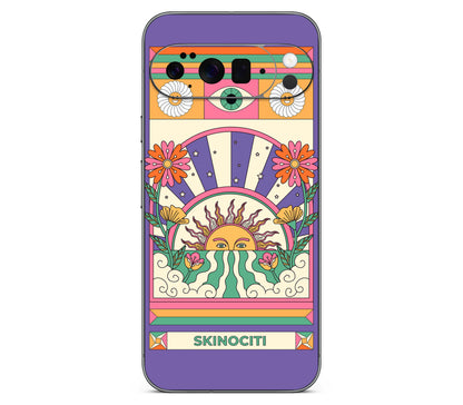 Google Pixel 11 Pro XL skin, Acidic Glare, back skin