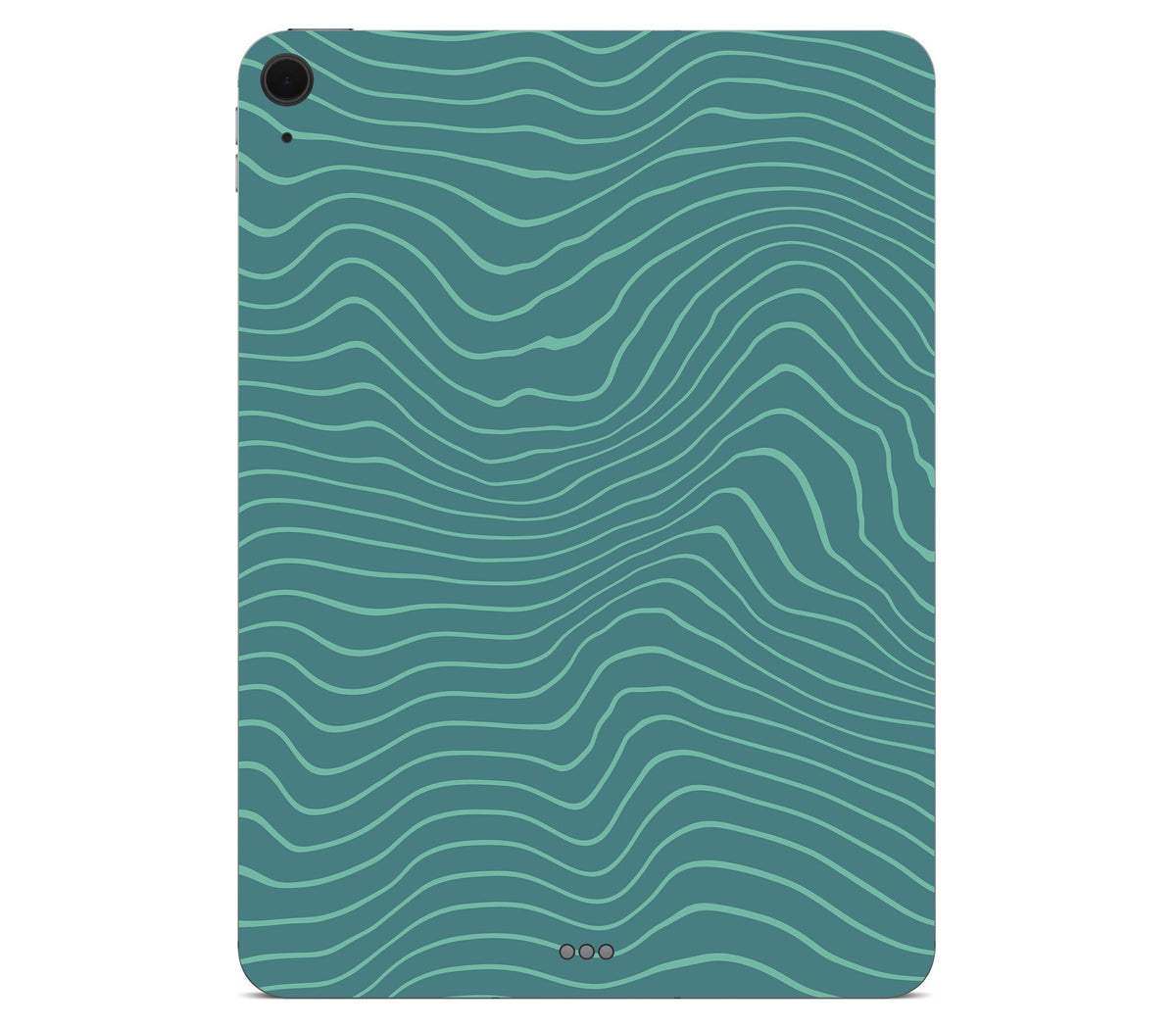 iPad Air 11" (M2) skin, Tide, back skin without logo cutout