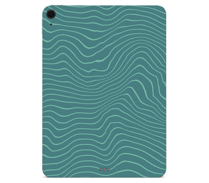 iPad Air 13" (M2) skin, Tide, back skin without logo cutout