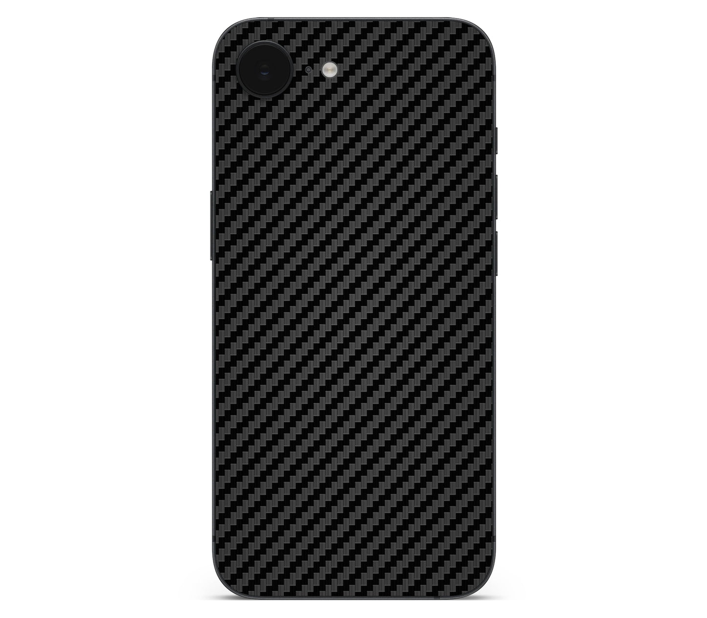 iPhone 17e skin, Code: Carbon, back skin without logo cutout