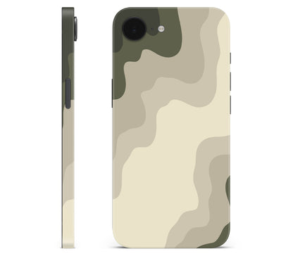iPhone 16e skin, Drift (Mirage), full wrap without logo cutout