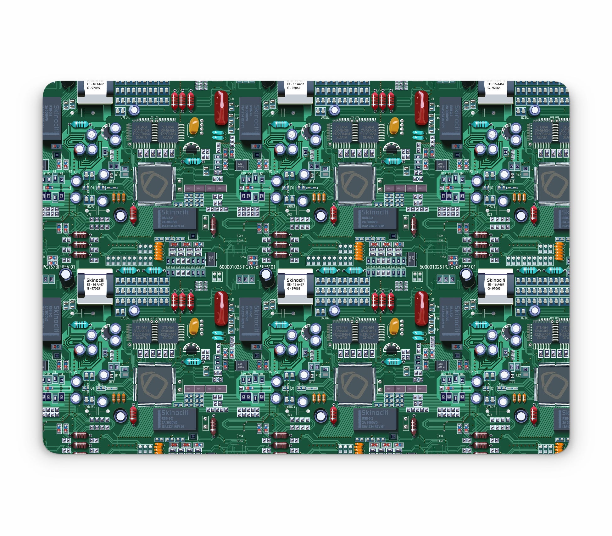 MacBook Air 13" (2025, M4) skin, Terminal, top skin without logo cutout