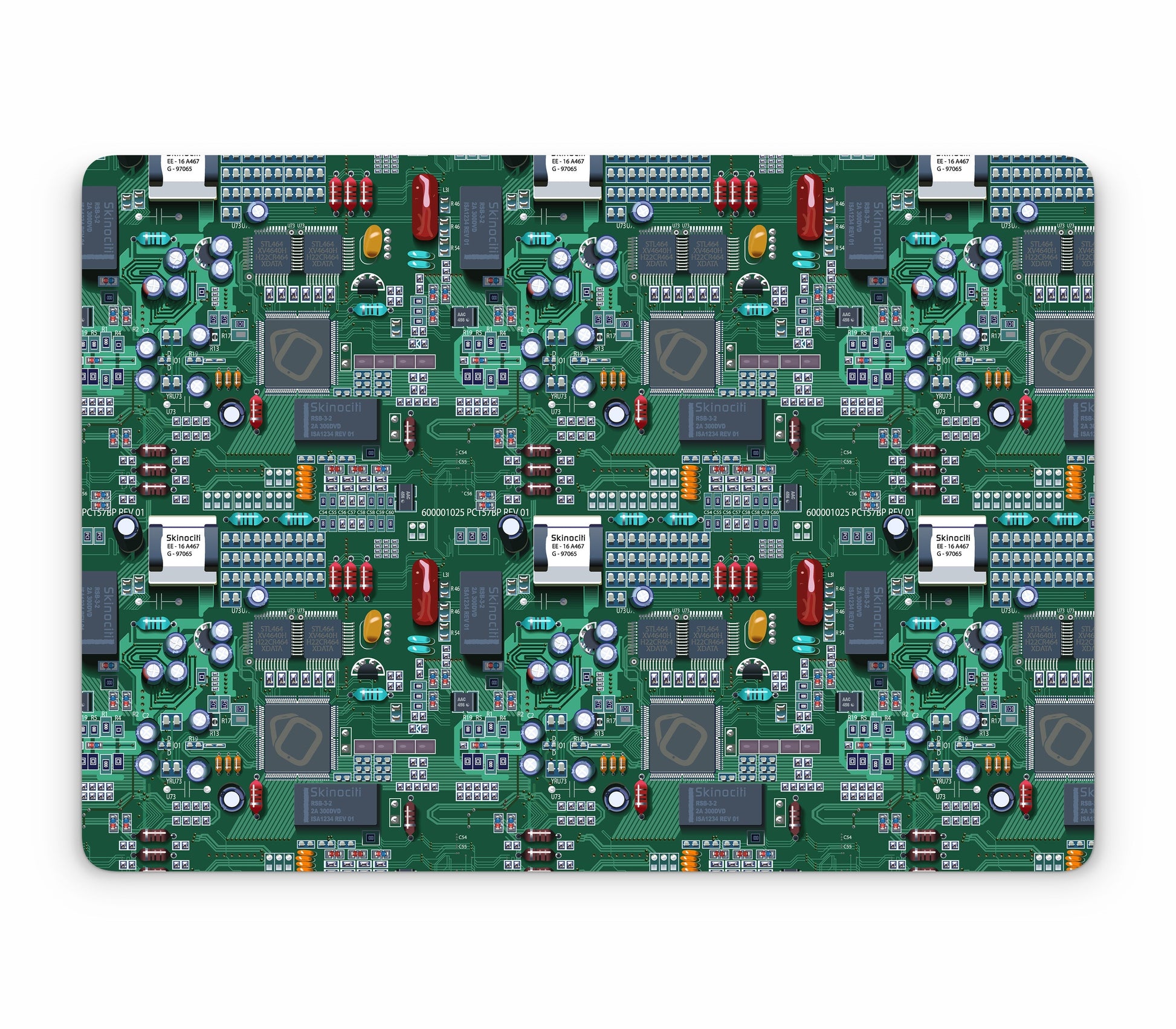 MacBook Air 13" (2025, M4) skin, Terminal, top skin without logo cutout