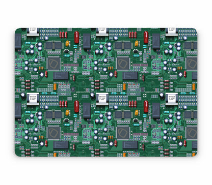 MacBook Air 13" (2022, M2) skin, Terminal, top skin without logo cutout
