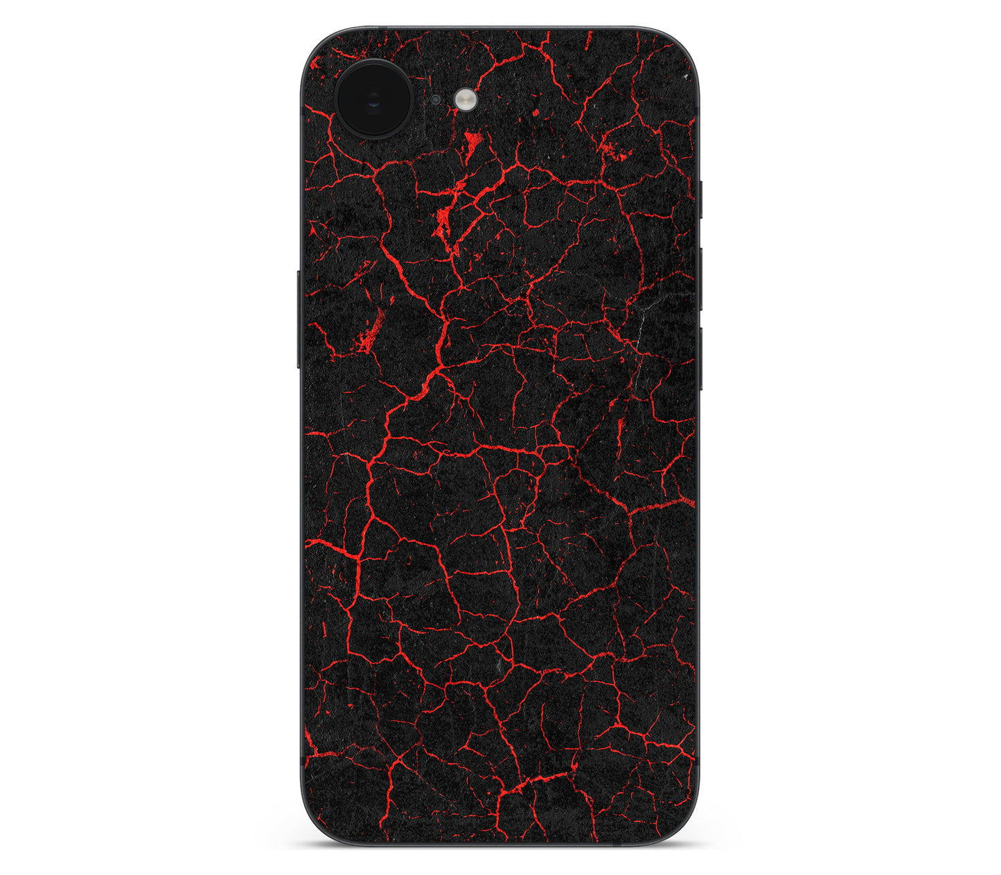 iPhone 17e skin, Hellcrack, back skin without logo cutout