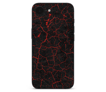 iPhone 17e skin, Hellcrack, back skin without logo cutout