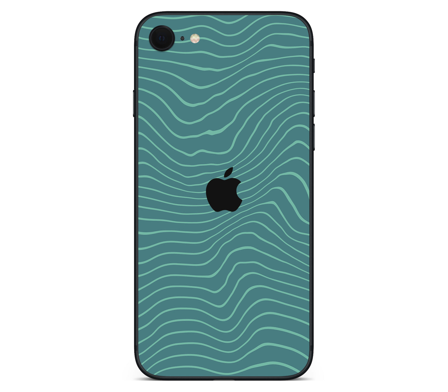 iPhone SE 2020 Gen2 skin, Tide, back skin with logo cutout