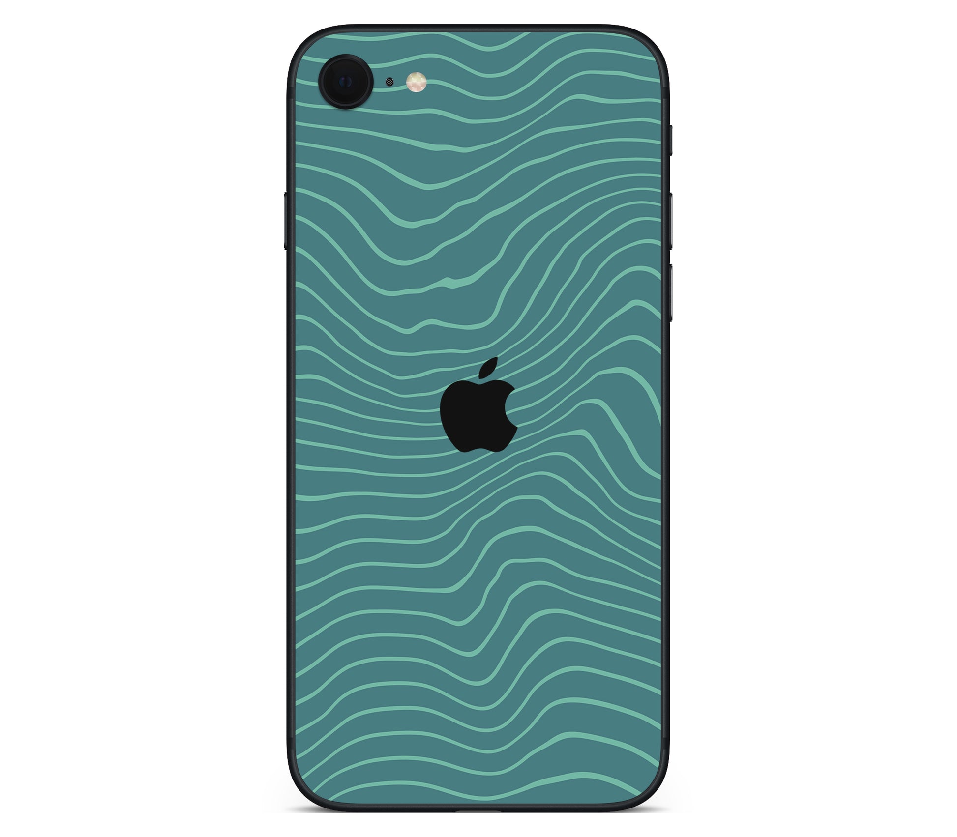 iPhone SE 2022 Gen3 skin, Tide, back skin with logo cutout
