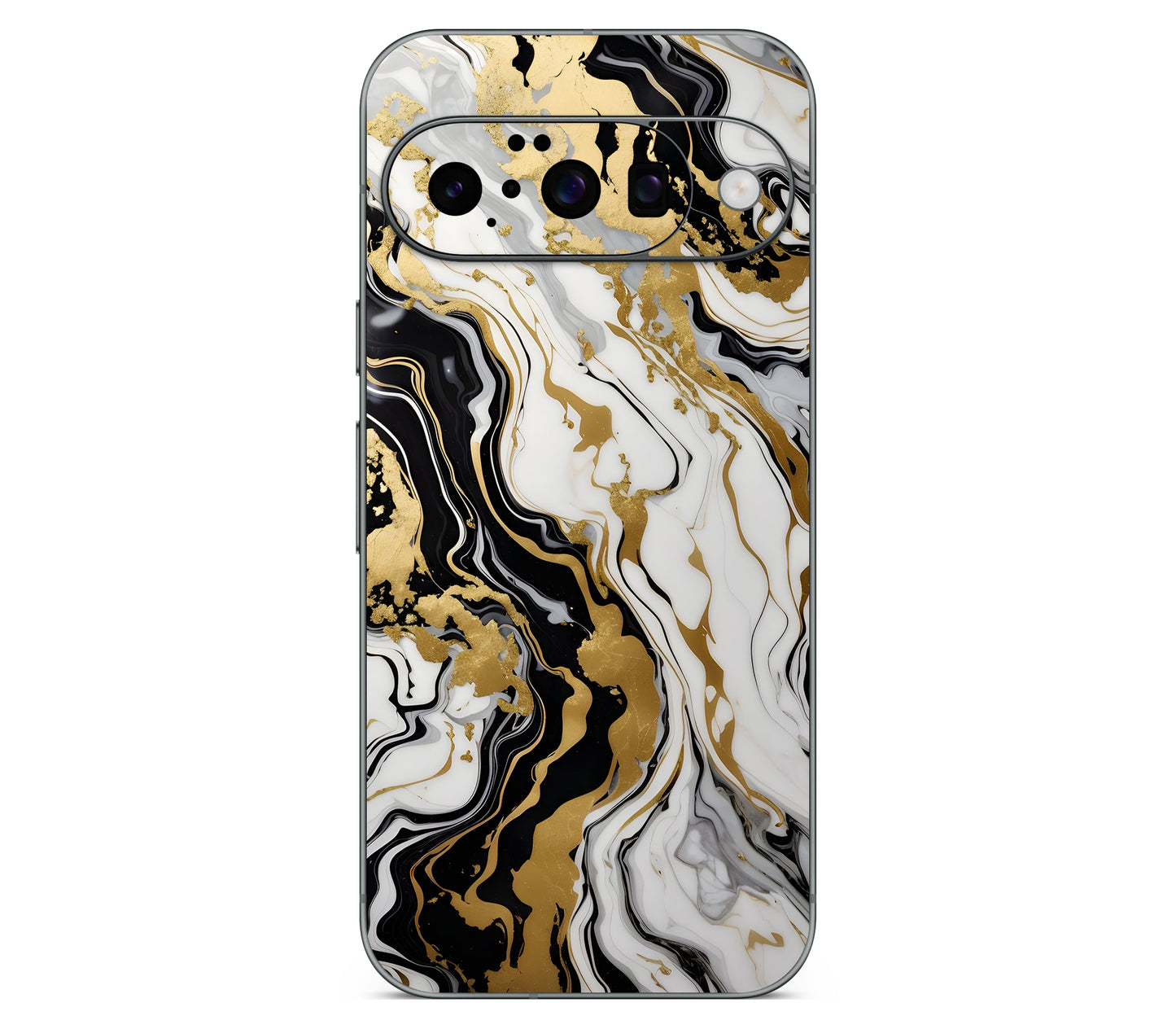 Google Pixel 11 skin, Gold Flare, back skin