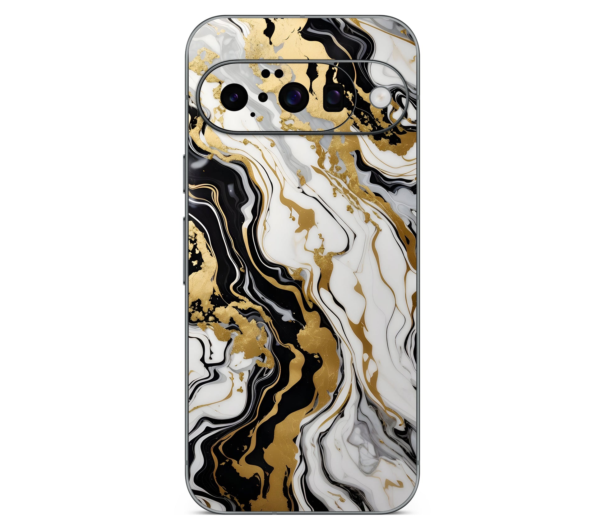 Google Pixel 11 skin, Gold Flare, back skin