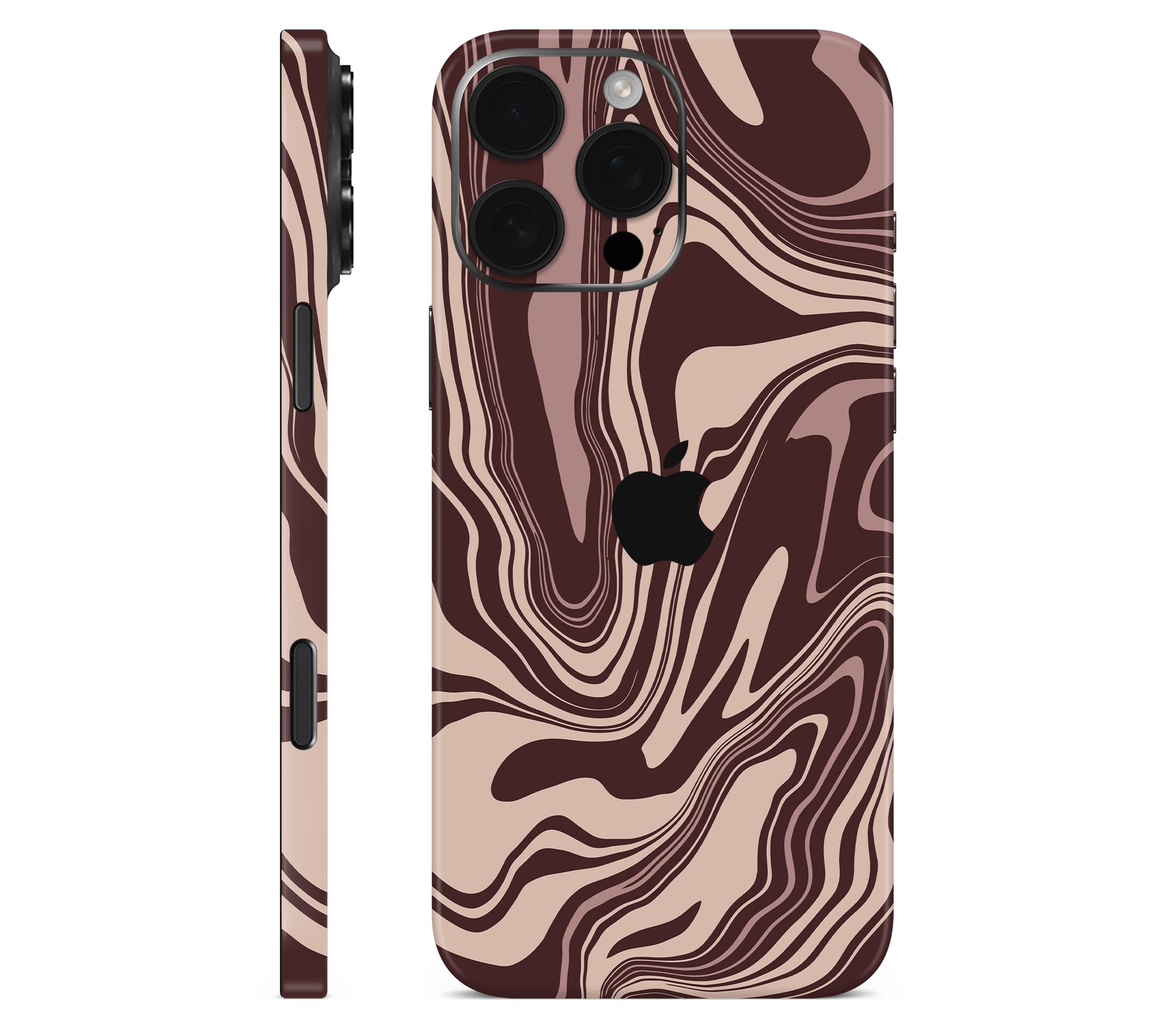 iPhone 16 Pro Max skin, Vertigo (Fever), full wrap with logo cutout