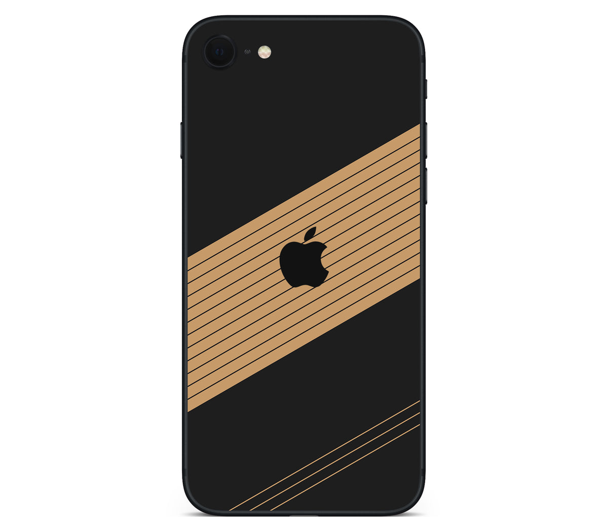 iPhone SE 2022 Gen3 skin, Discipline, back skin with logo cutout