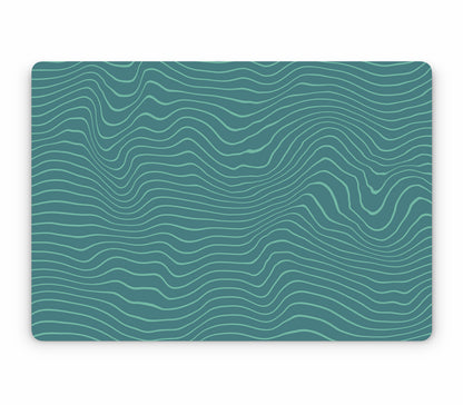 MacBook Pro 16" (2022, M2) skin, Tide, top skin without logo cutout