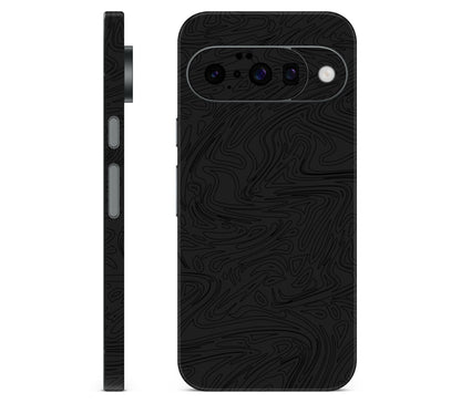 Google Pixel 11 skin, Black Ice, full wrap skin