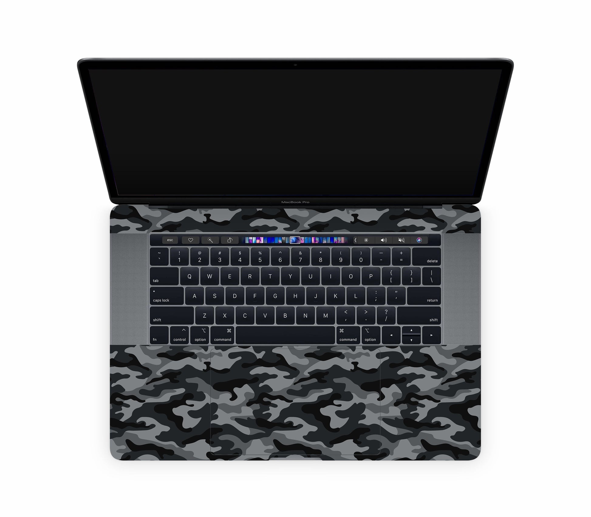 MacBook Pro 15" (2018, Touch Bar) skin, Urban Camo, inside skin