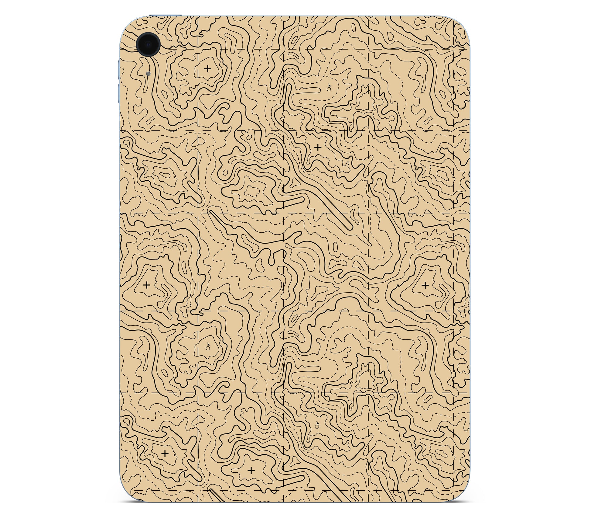 iPad 10.9" (2022, Gen 10) skin, Lockdown (Sandline), back skin without logo cutout
