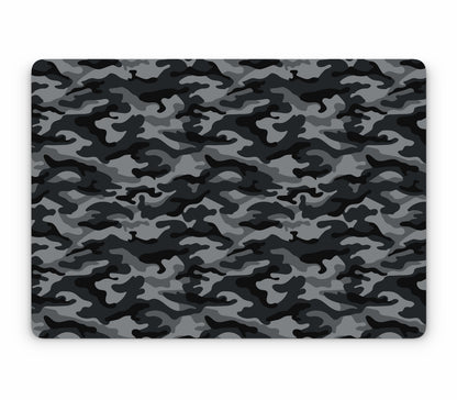 MacBook Pro 13" (2022, M2) skin, Urban Camo, top skin without logo cutout
