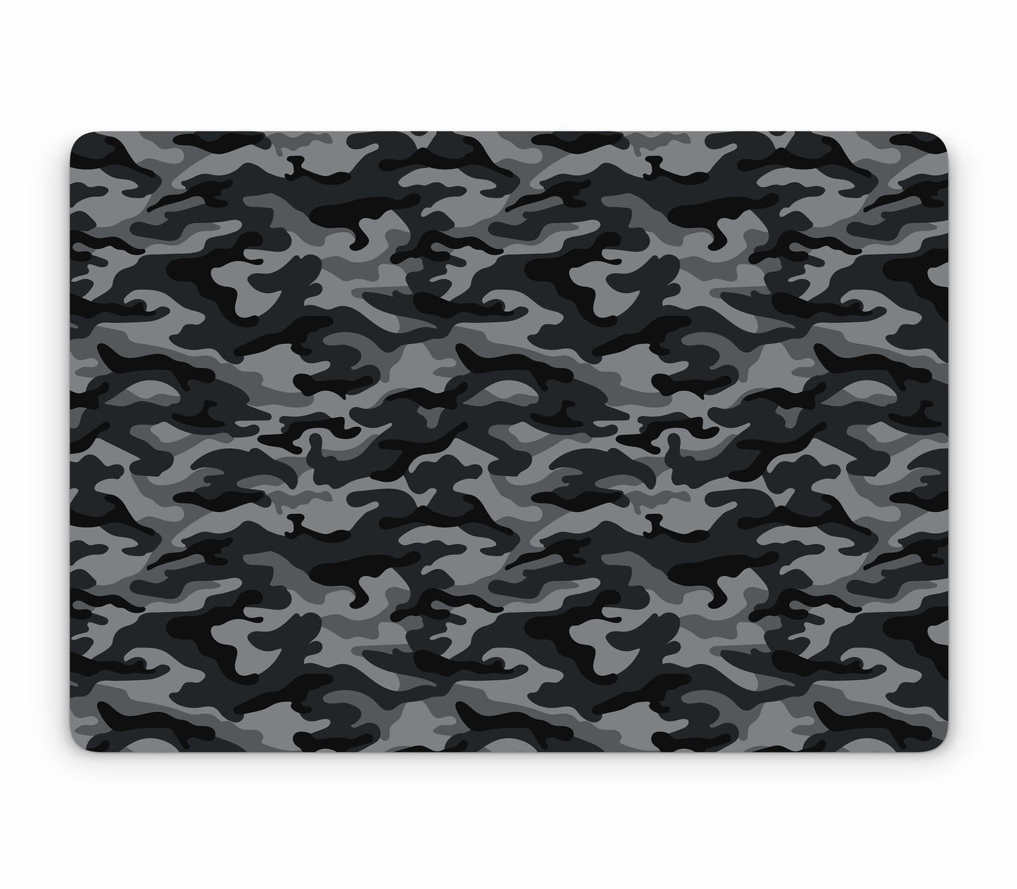 MacBook Air 13" (2025, M4) skin, Urban Camo, top skin without logo cutout