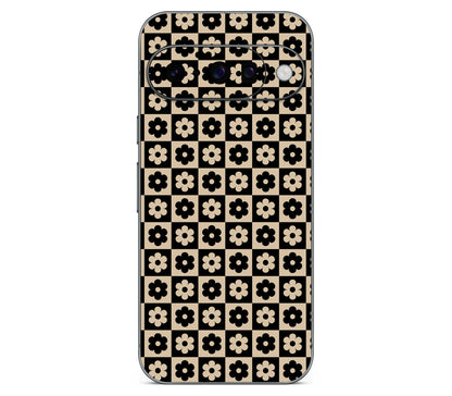 Google Pixel 11 skin, Floral Grid, back skin