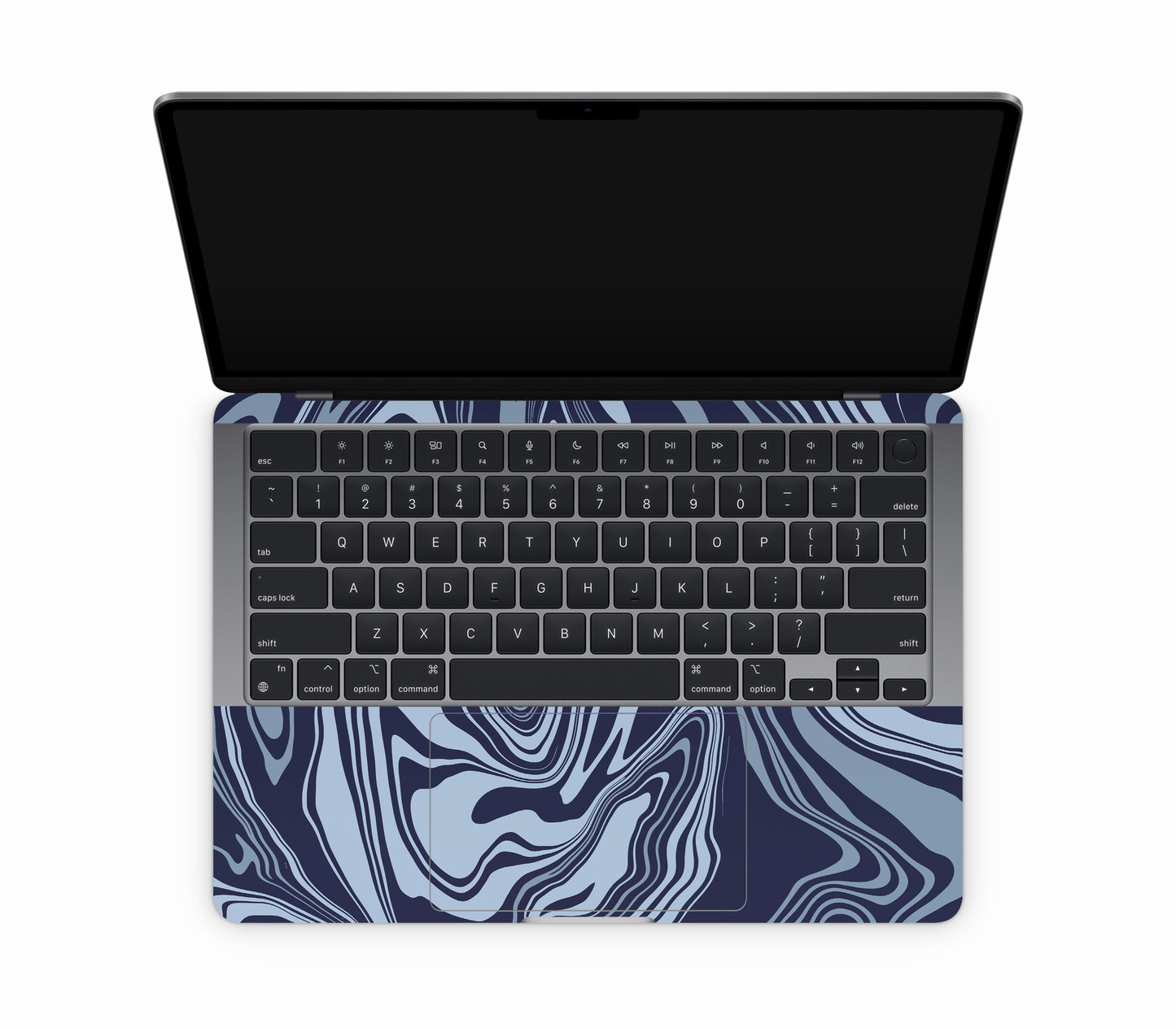 MacBook Air 13" (2025, M4) skin, Vertigo (Blur), inside skin