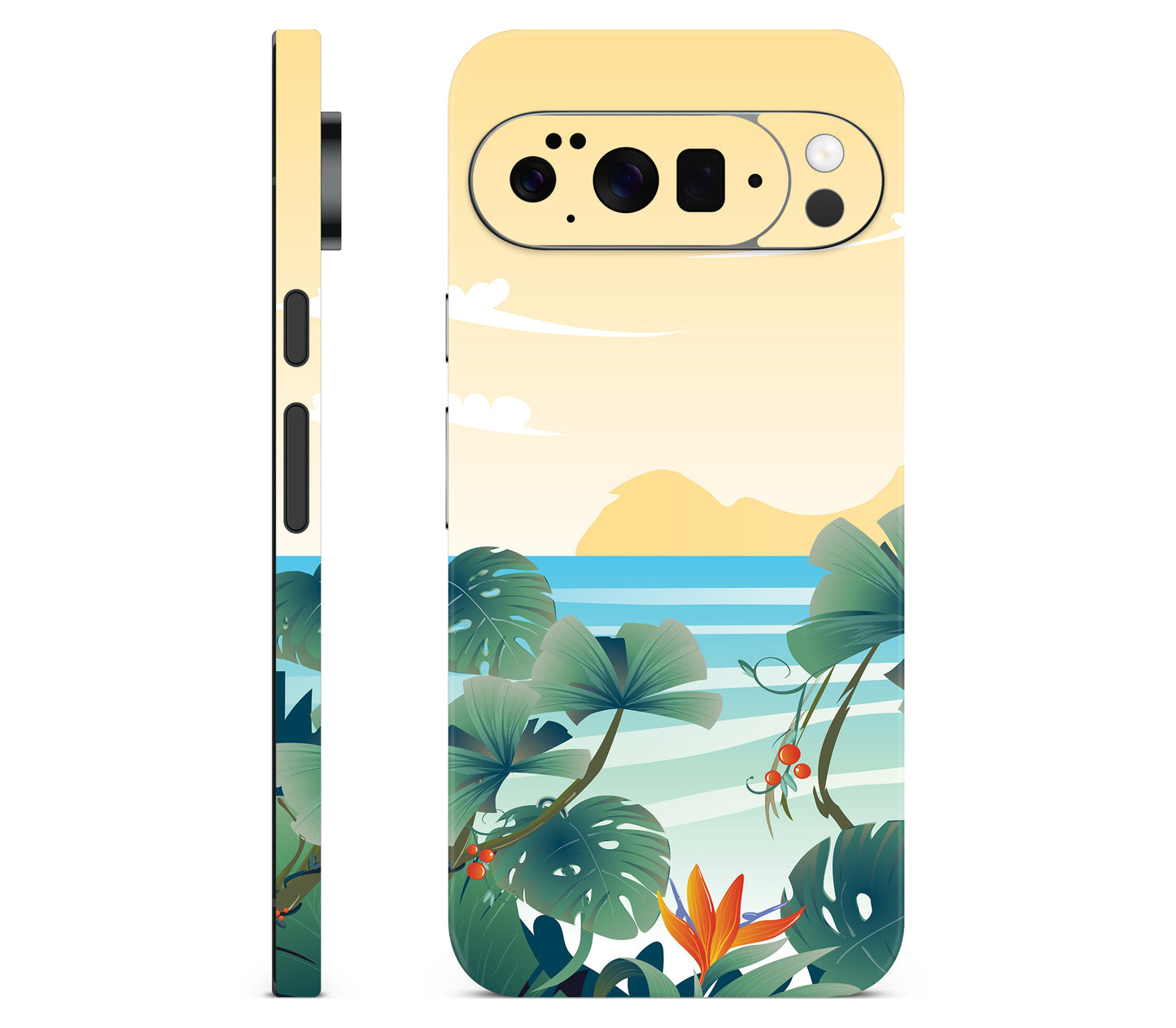 Google Pixel 11 Pro XL skin, Sizzle Bay, full wrap skin